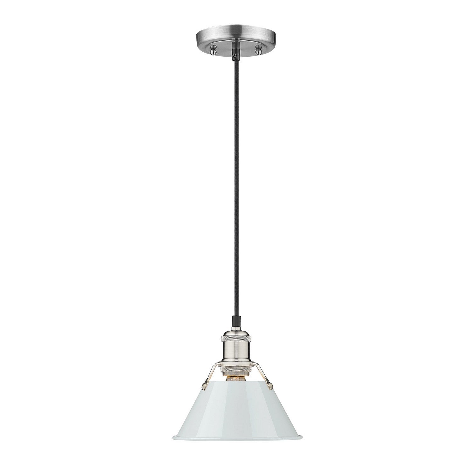 Golden - 3306-S PW-DB - One Light Mini Pendant - Orwell PW - Pewter