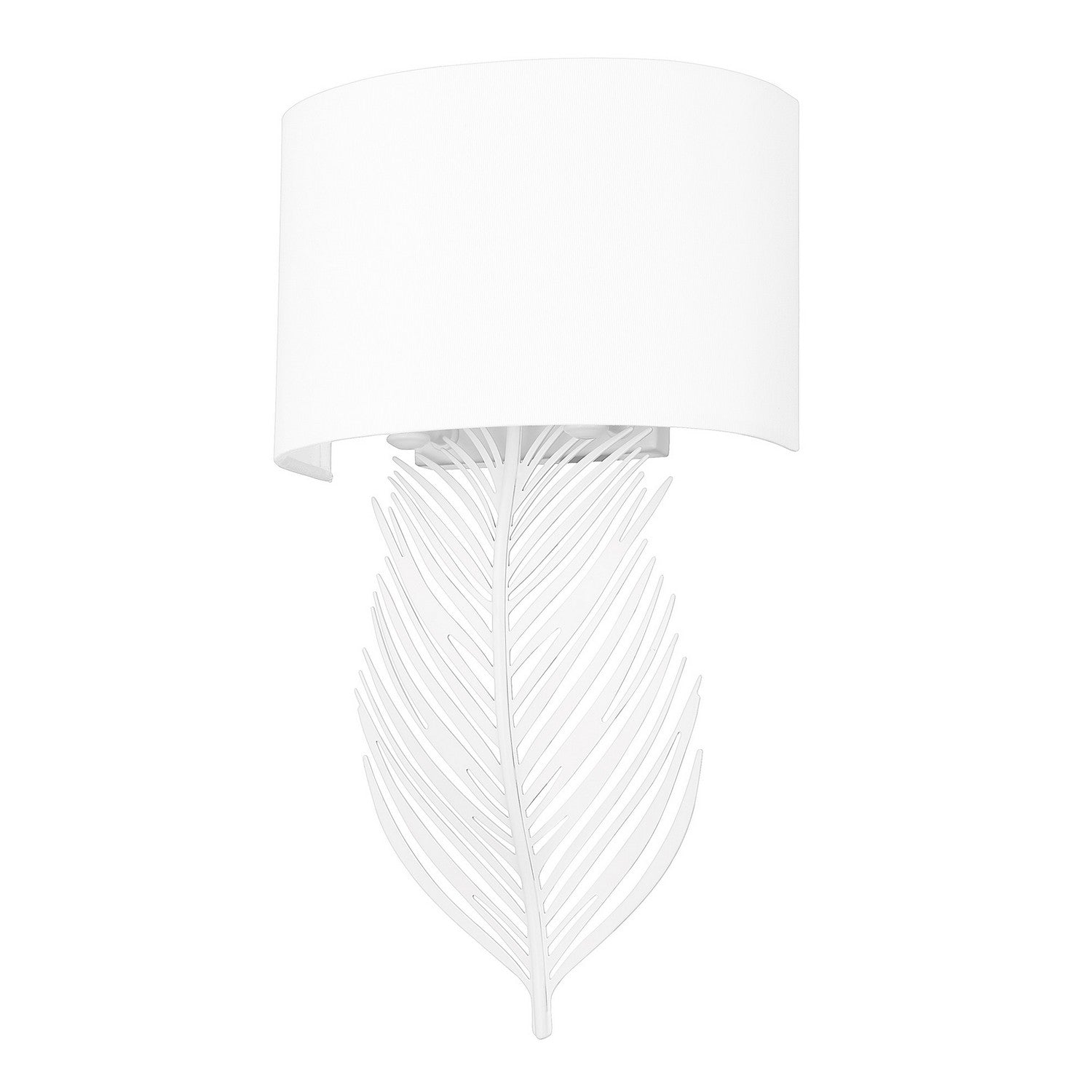 Golden - 6930-WSC WHT-MWS - Two Light Wall Sconce - Cay WHT - Matte White