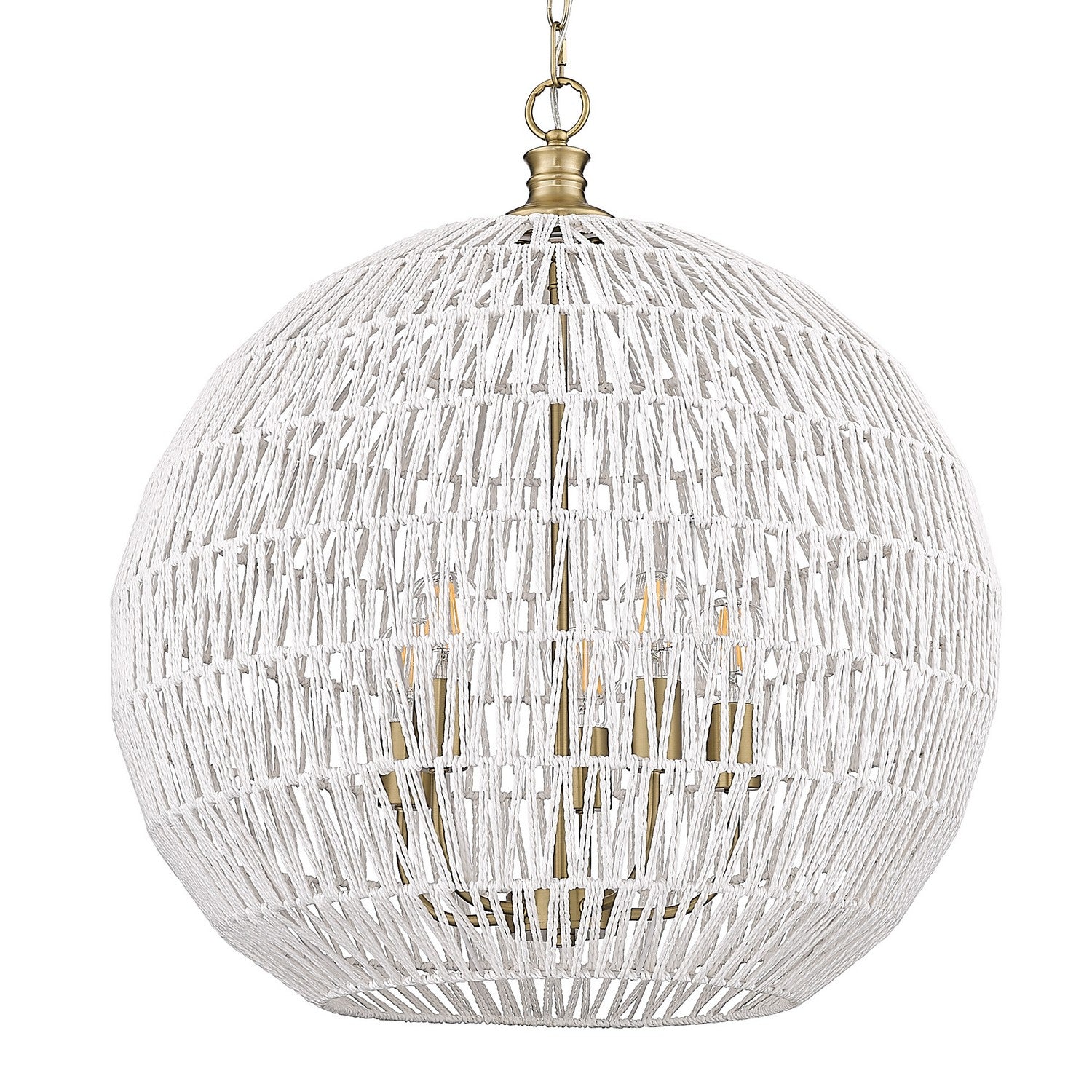 Golden - 6933-5P BCB-WR - Five Light Pendant - Florence BCB - Brushed Champagne Bronze