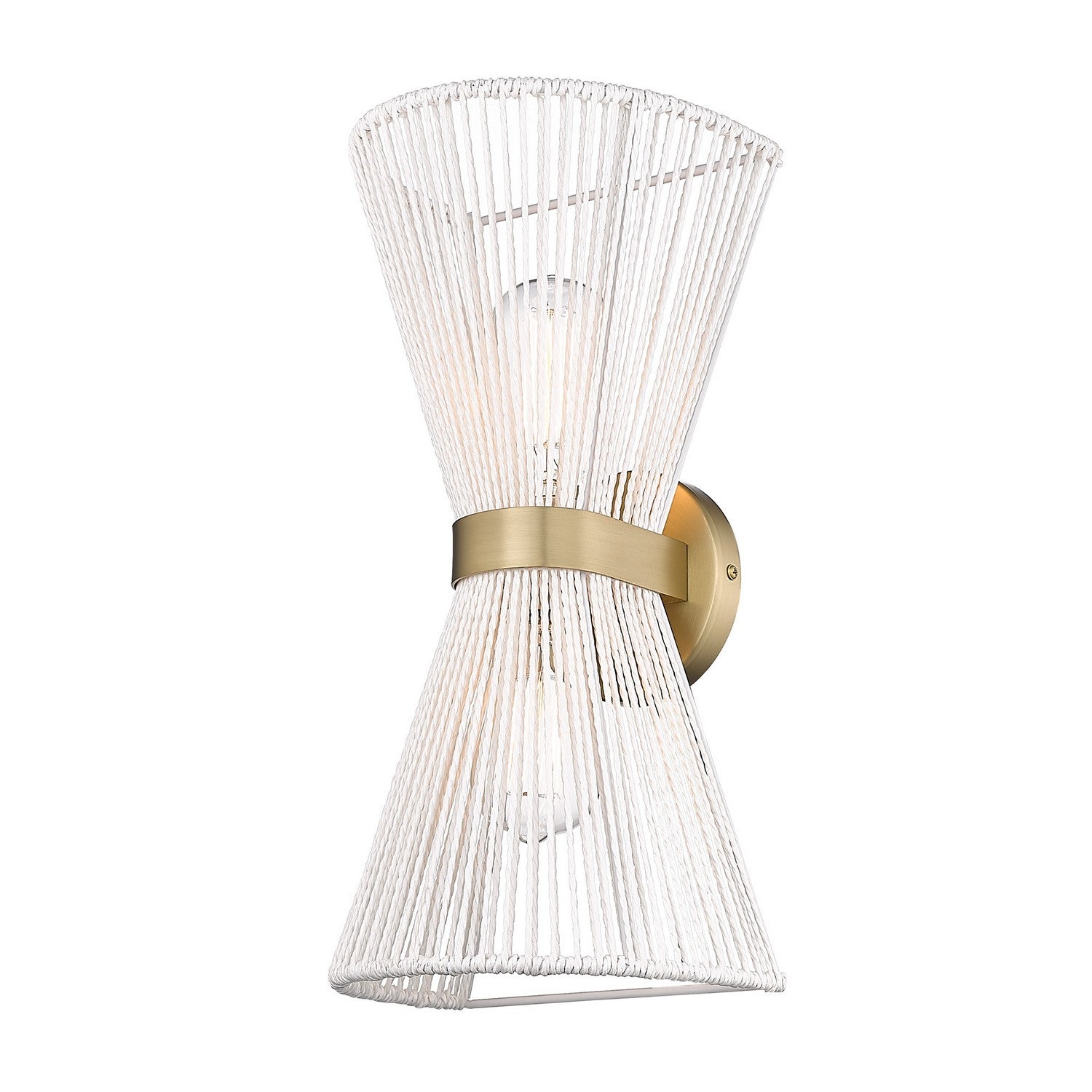 Golden - 6938-2W BCB-WR - Two Light Wall Sconce - Avon BCB - Brushed Champagne Bronze