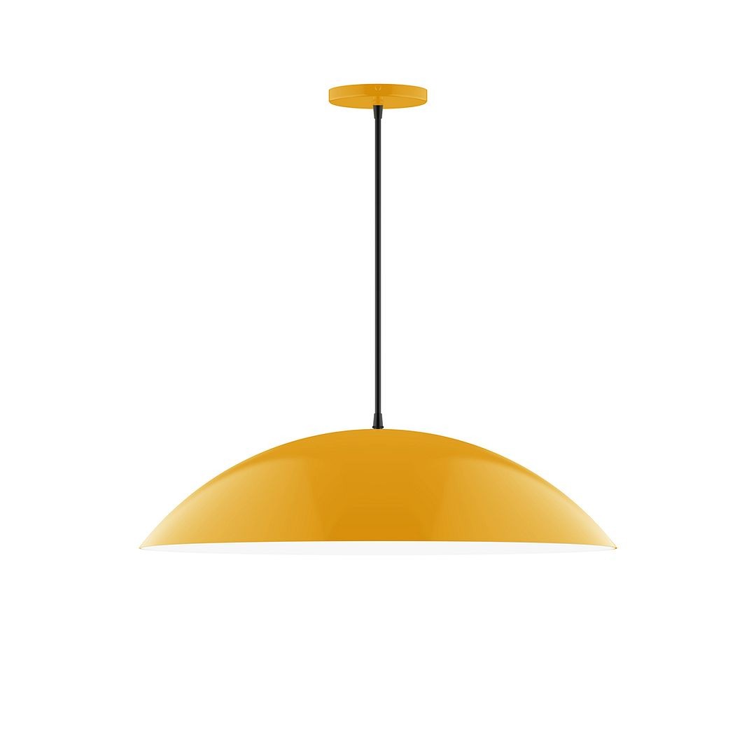 Montclair Light Works - PEB439-21-C01 - Two Light Pendant - Axis - Bright Yellow