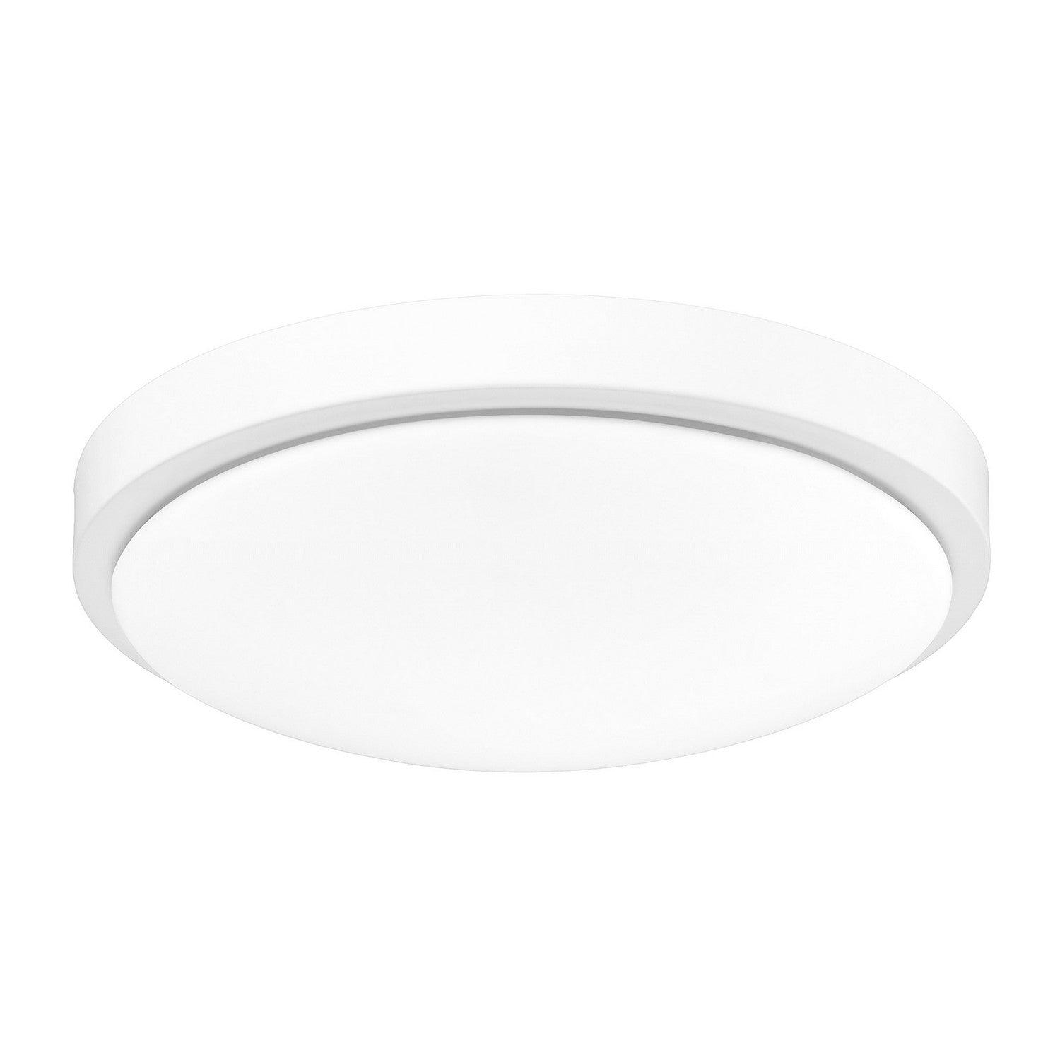 Golden - 9128-FM13 WHT-OP - LED Flush Mount - Gabi WHT - Matte White