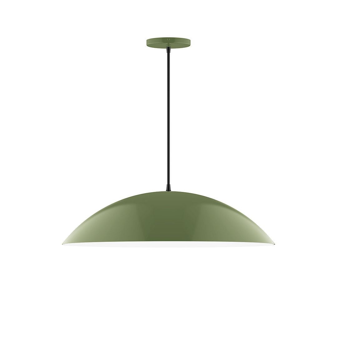 Montclair Light Works - PEB439-22-C01 - Two Light Pendant - Axis - Fern Green