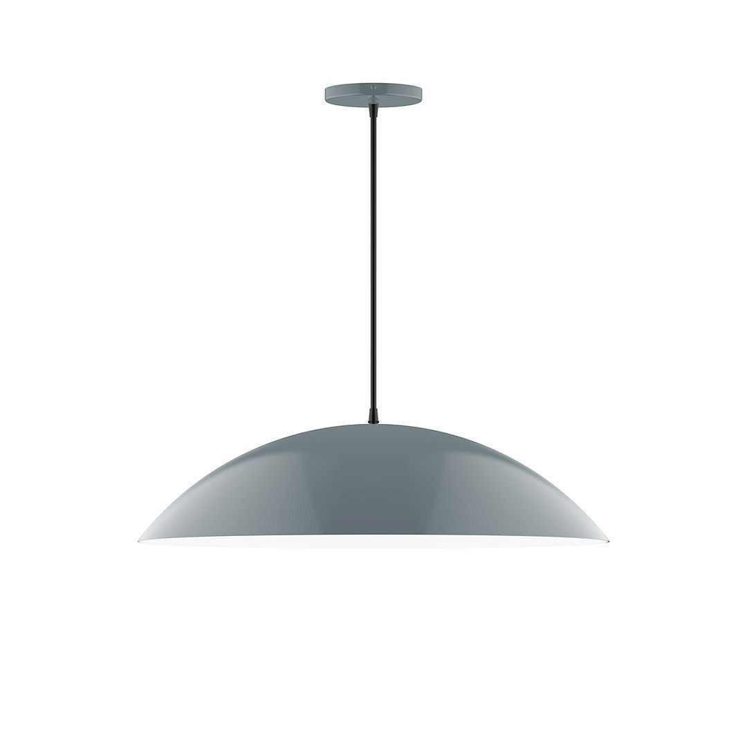 Montclair Light Works - PEB439-40-C01 - Two Light Pendant - Axis - Slate Gray