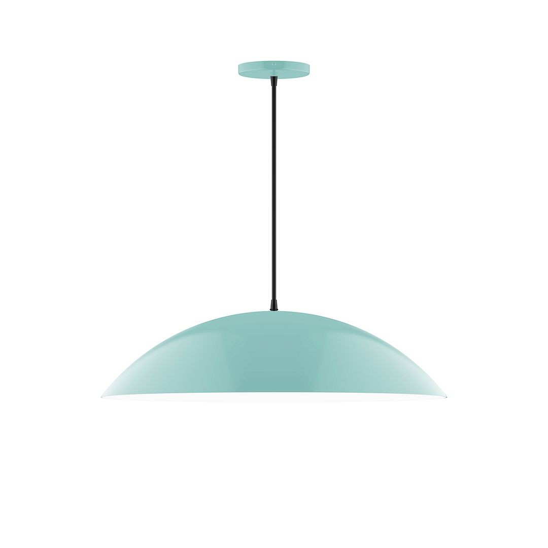 Montclair Light Works - PEB439-48-C01 - Two Light Pendant - Axis - Sea Green