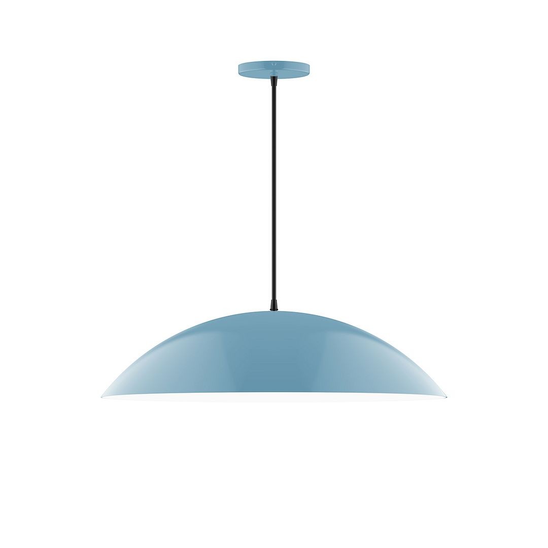 Montclair Light Works - PEB439-54-C01 - Two Light Pendant - Axis - Light Blue