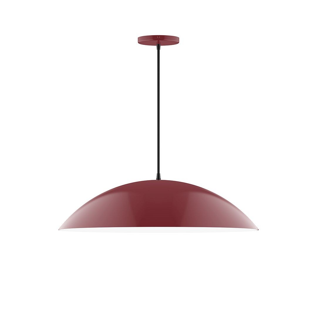 Montclair Light Works - PEB439-55-C01 - Two Light Pendant - Axis - Barn Red