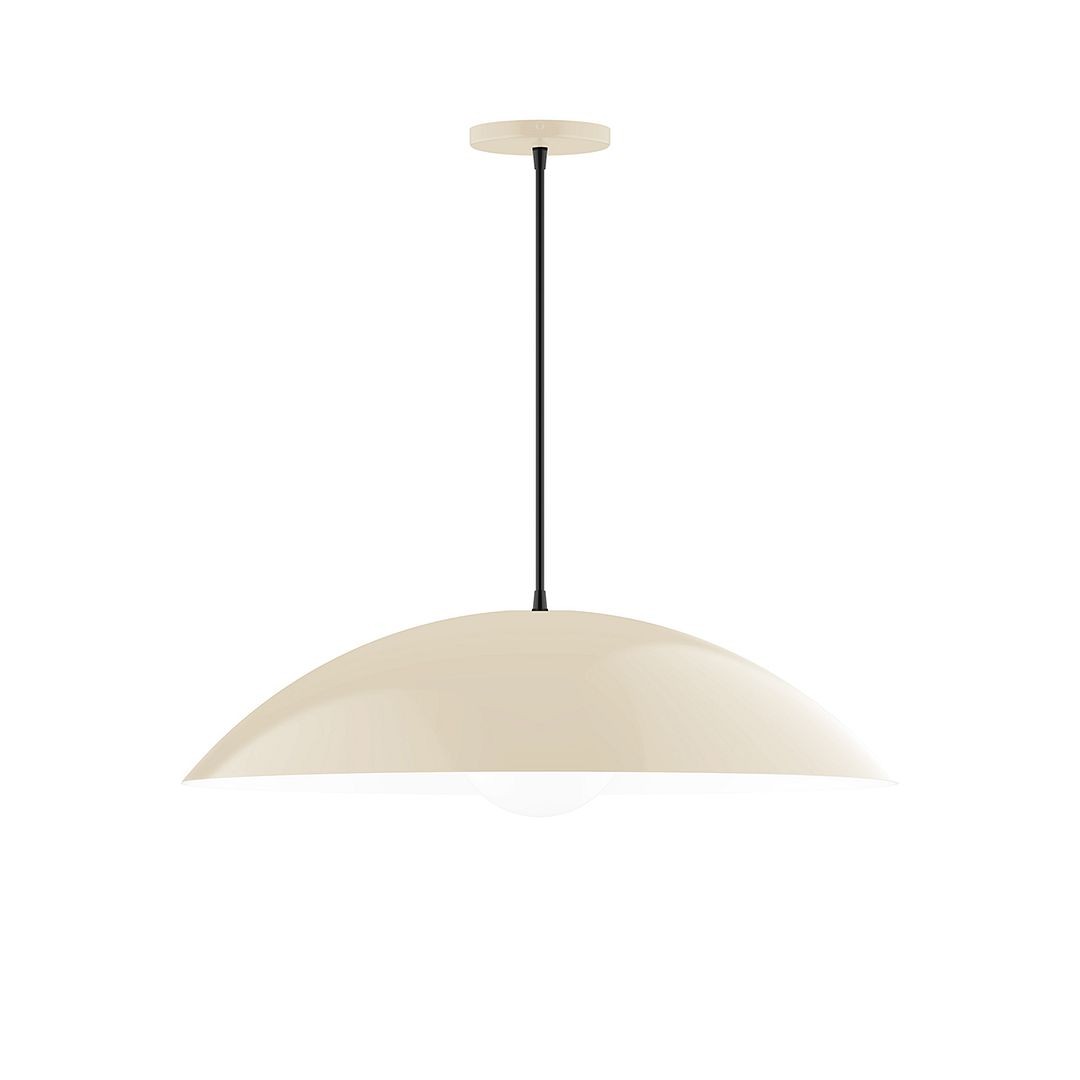 Montclair Light Works - PEB439-G15-16-C01 - One Light Pendant - Axis - Cream