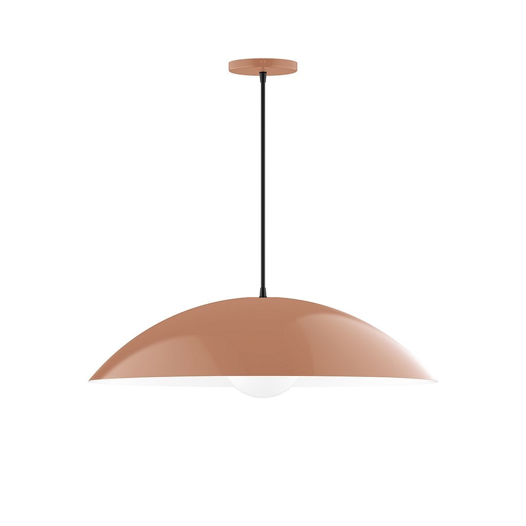 Montclair Light Works - PEB439-G15-19-C01 - One Light Pendant - Axis - Terracotta