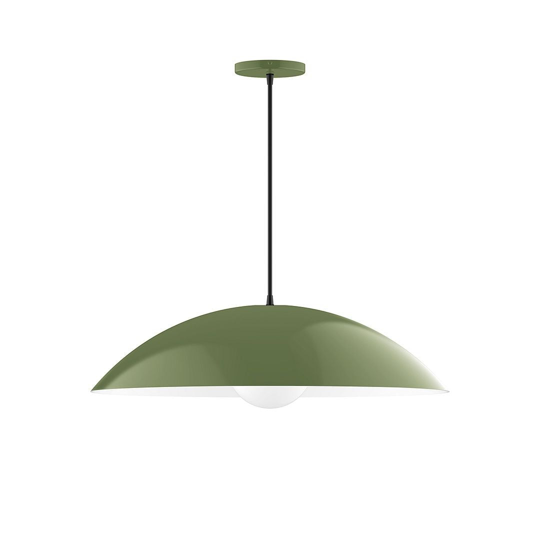 Montclair Light Works - PEB439-G15-22-C01 - One Light Pendant - Axis - Fern Green