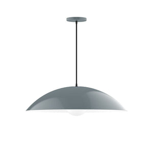 Montclair Light Works - PEB439-G15-40-C16 - One Light Pendant - Axis - Slate Gray