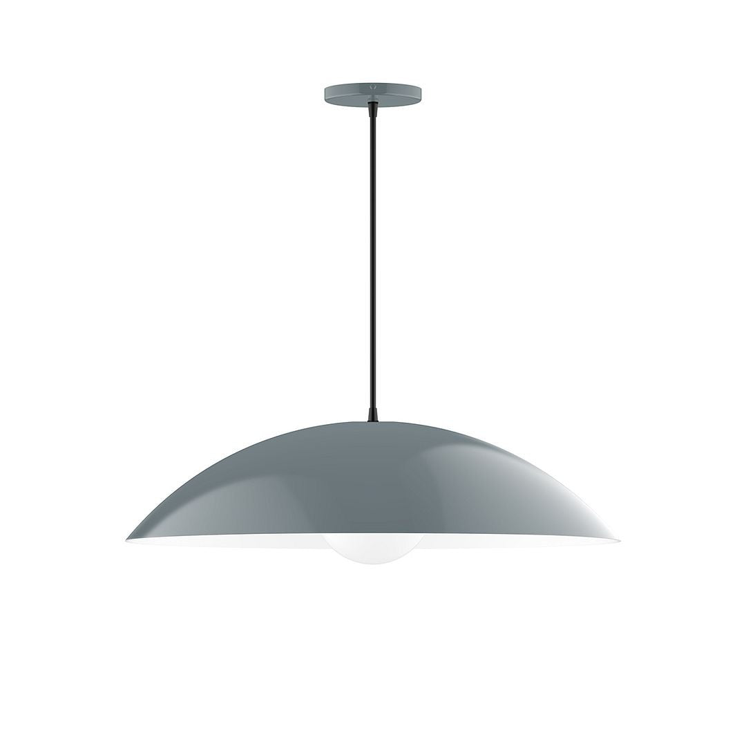 Montclair Light Works - PEB439-G15-40-C12 - One Light Pendant - Axis - Slate Gray