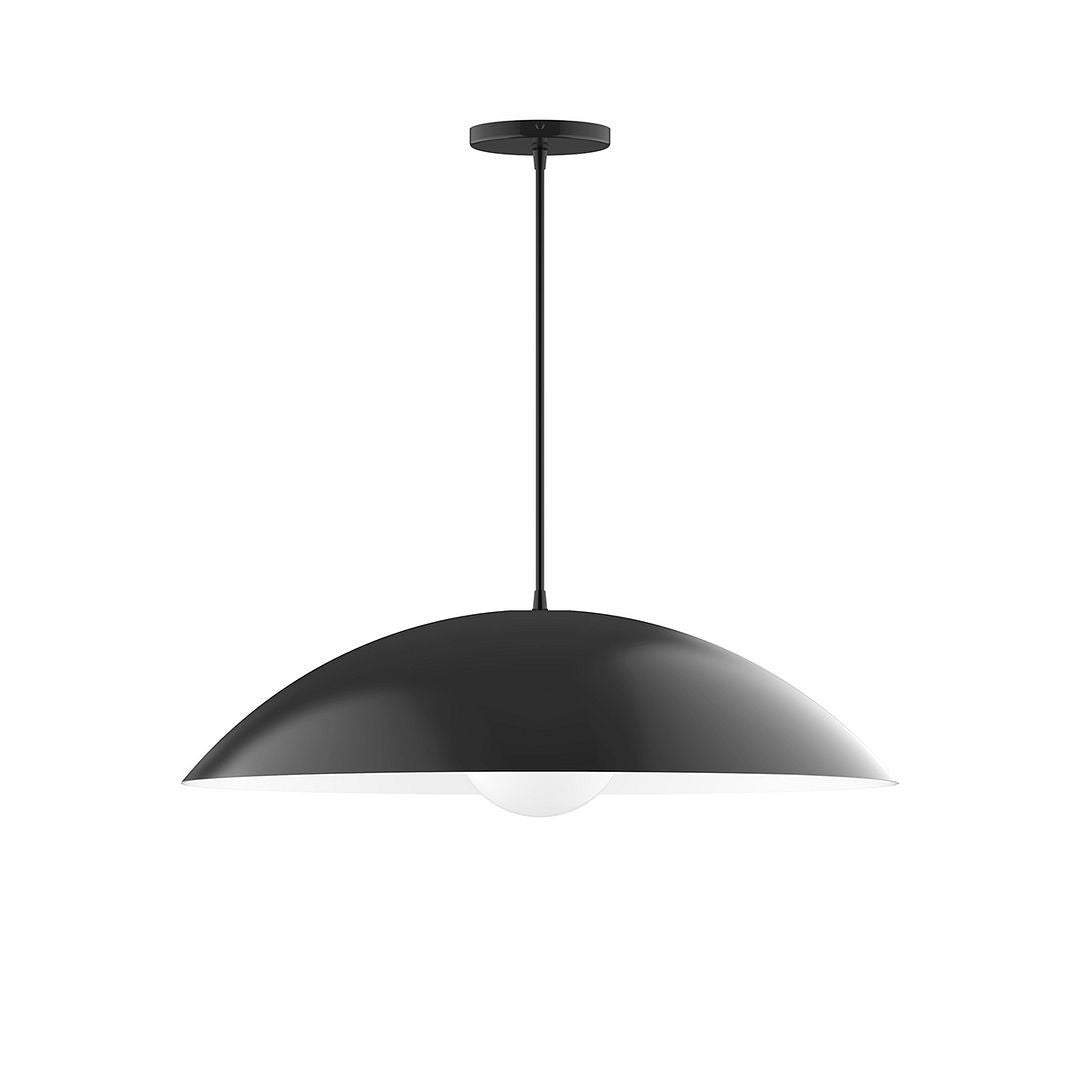 Montclair Light Works - PEB439-G15-41-C26 - One Light Pendant - Axis - Black