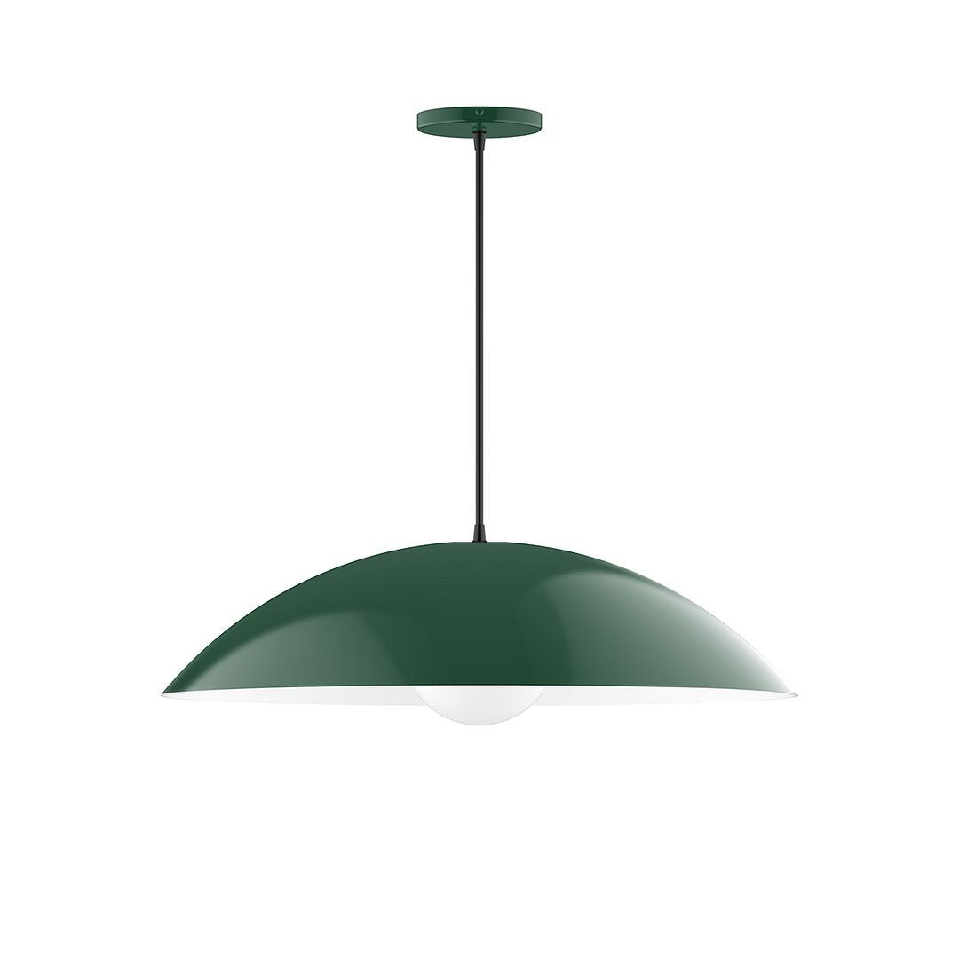 Montclair Light Works - PEB439-G15-42-C01 - One Light Pendant - Axis - Forest Green