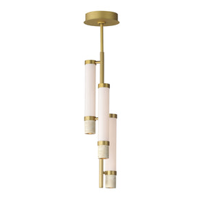 ET2 - E11053-01TVGLD - LED Pendant - Travertine - Travertine / Gold