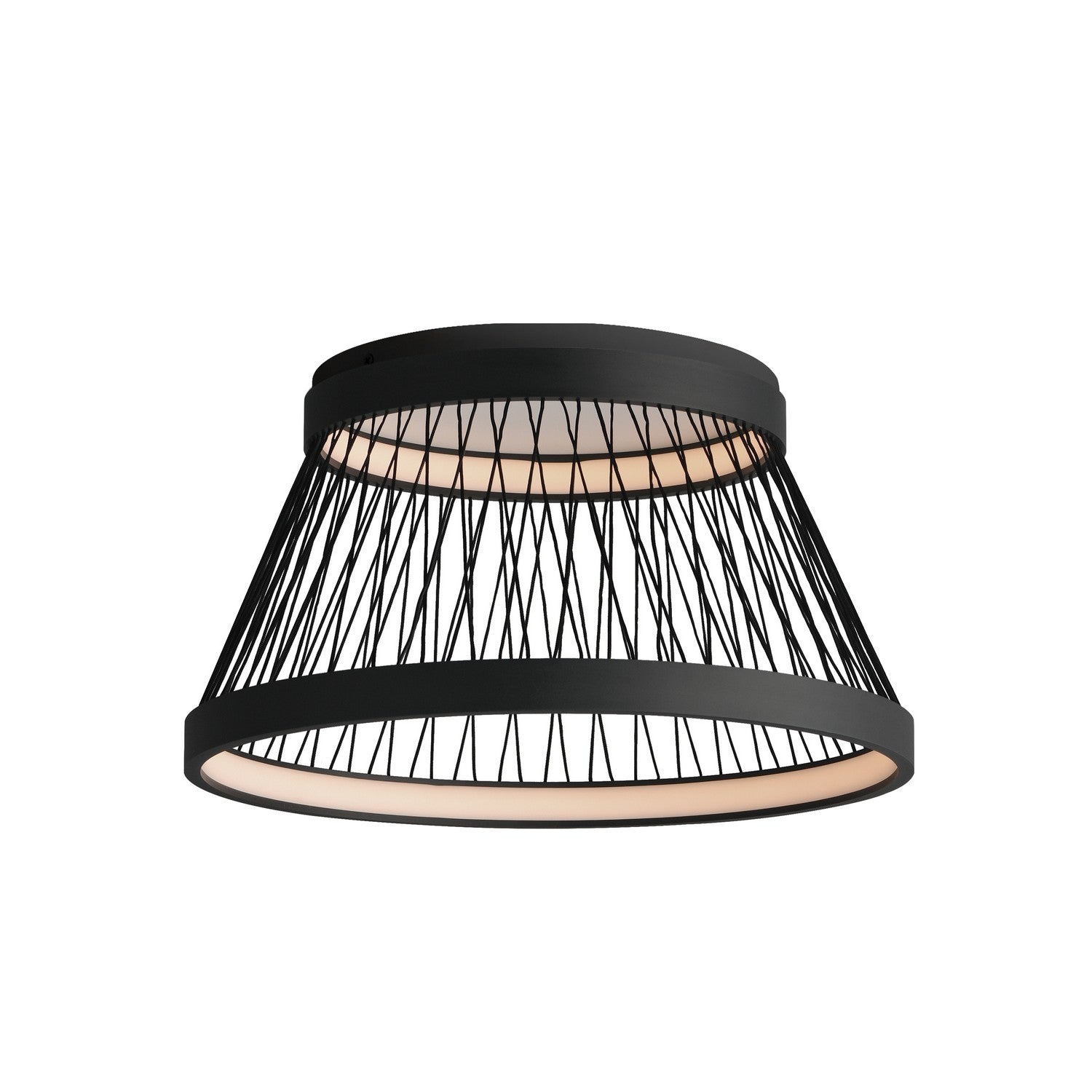 ET2 - E20980-BK - LED Flush Mount - Loom - Black