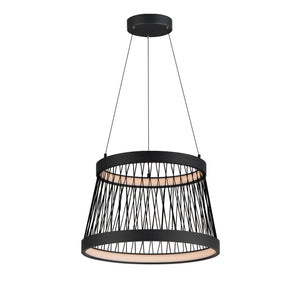ET2 - E20982-BK - LED Pendant - Loom - Black