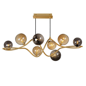 ET2 - E24187-148GLD - LED Linear Pendant - Planetary - Gold