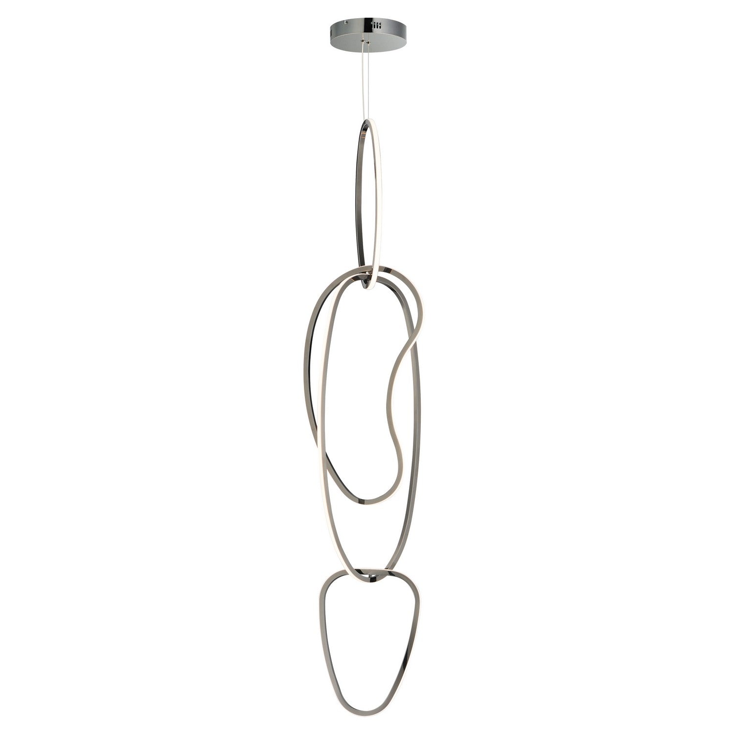 ET2 - E24617-BC - LED Pendant - Unity - Black Chrome