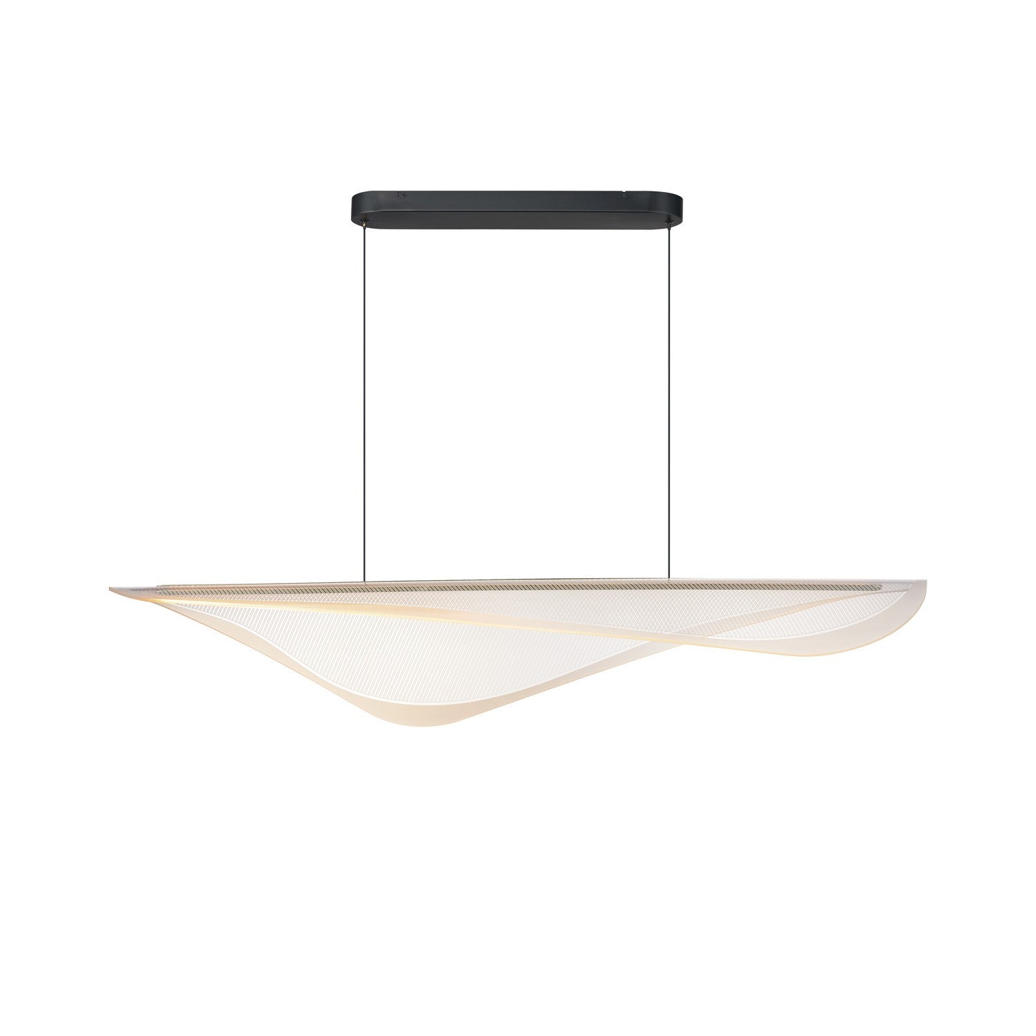 ET2 - E24714-144BK - LED Linear Pendant - Manta - Black