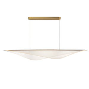 ET2 - E24718-144GLD - LED Linear Pendant - Manta - Gold
