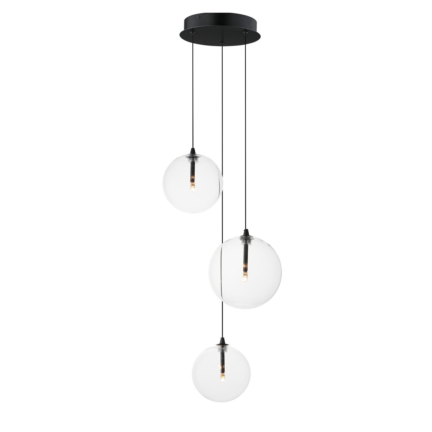 ET2 - E25073-18BK - LED Pendant - Global - Black