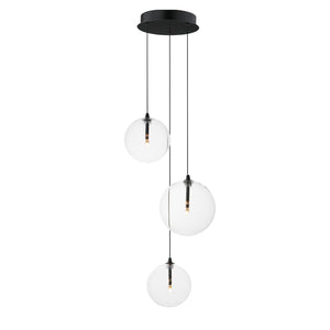 ET2 - E25073-18BK - LED Pendant - Global - Black