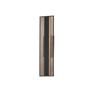 ET2 - E30292-ACPBK - LED Outdoor Wall Sconce - Interlace - Black/Aged Copper