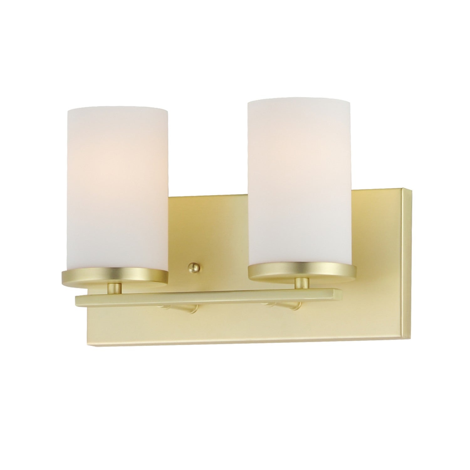 Maxim - 10282SWSBR - Two Light Bath Vanity - Lateral - Satin Brass