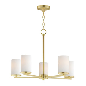 Maxim - 10286SWSBR - Five Light Pendant - Lateral - Satin Brass