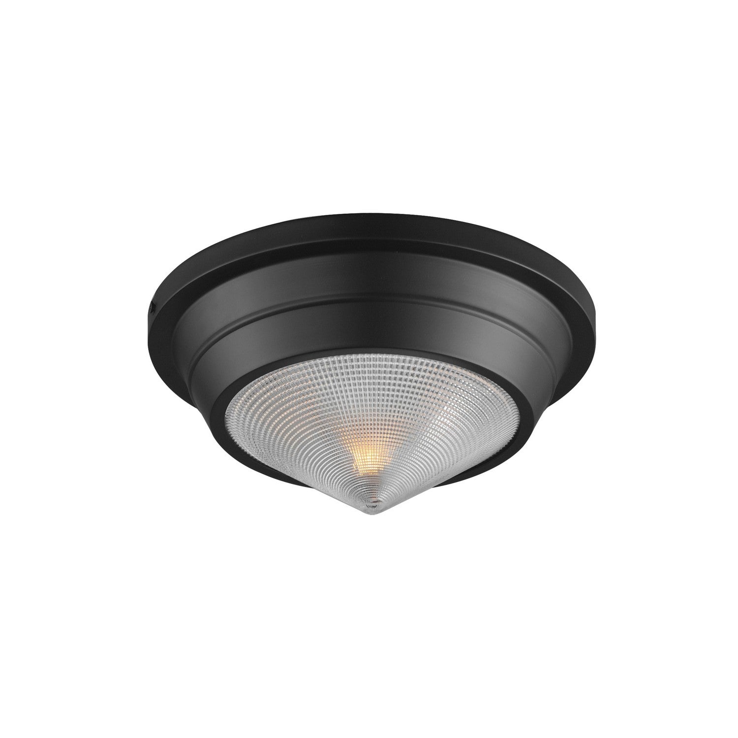 Maxim - 10390PRBK - One Light Flush Mount - Hargreaves - Black