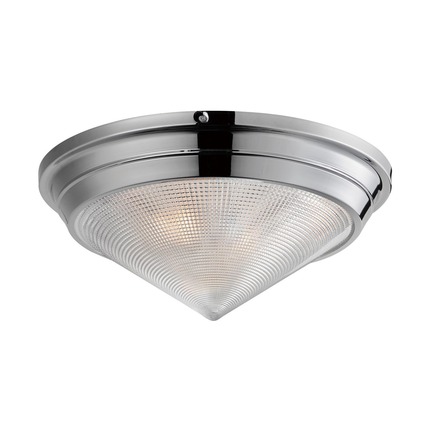 Maxim - 10399PRPN - Three Light Flush Mount - Hargreaves - Polished Nickel