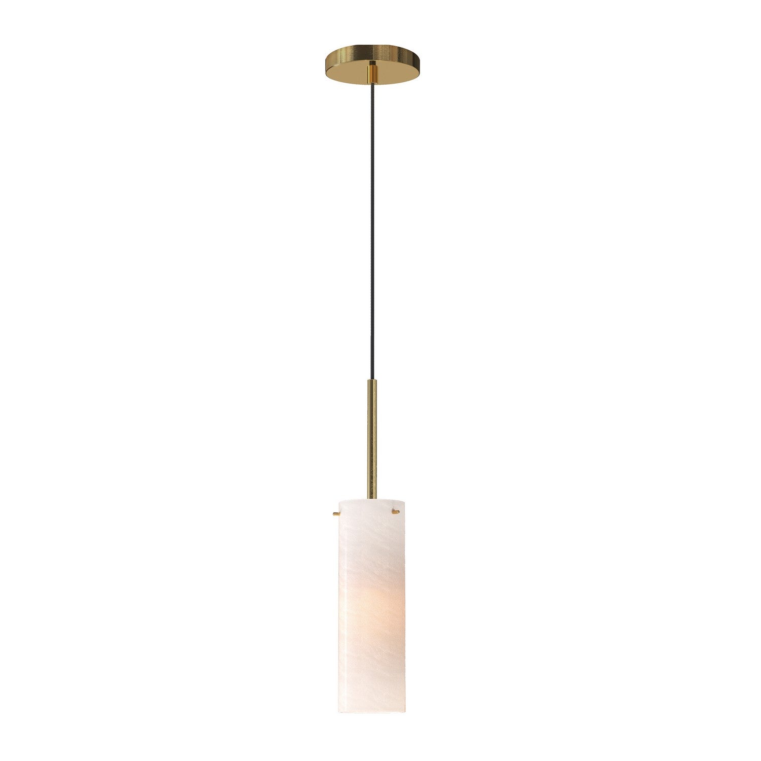 Maxim - 10511MRNAB - One Light Pendant - Blizzard - Natural Aged Brass