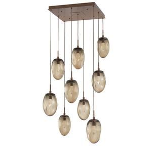 Hammerton Studio - CHB0067-09-BB-GB-C01-L1 - LED Pendant - Meteo - Burnished Bronze