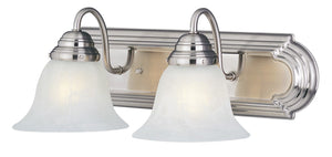 Maxim - 8012MRSN - Two Light Bath Vanity - Essentials - 801x - Satin Nickel