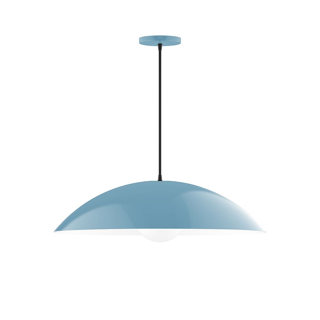 Montclair Light Works - PEB439-G15-54-C01 - One Light Pendant - Axis - Light Blue