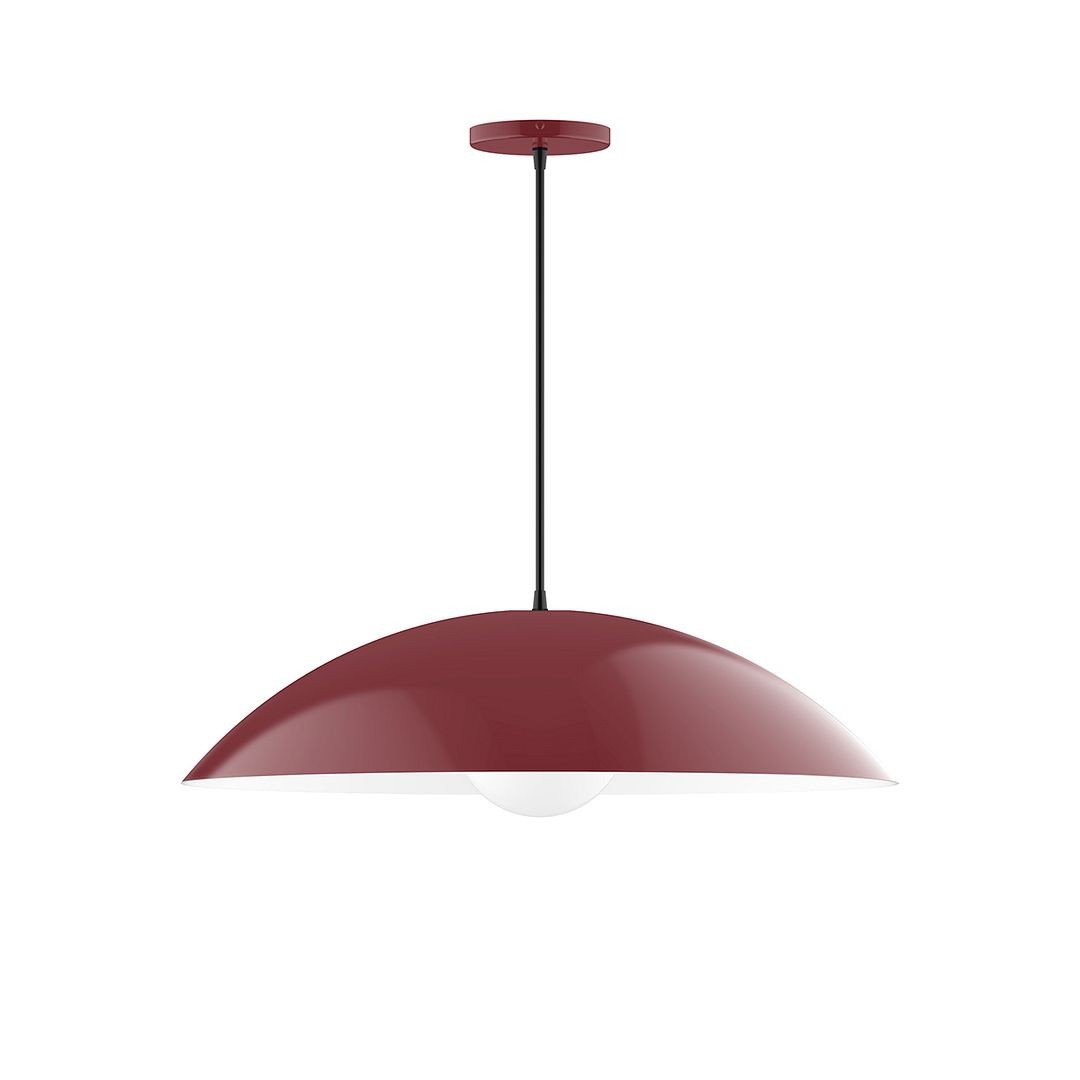 Montclair Light Works - PEB439-G15-55-C23 - One Light Pendant - Axis - Barn Red