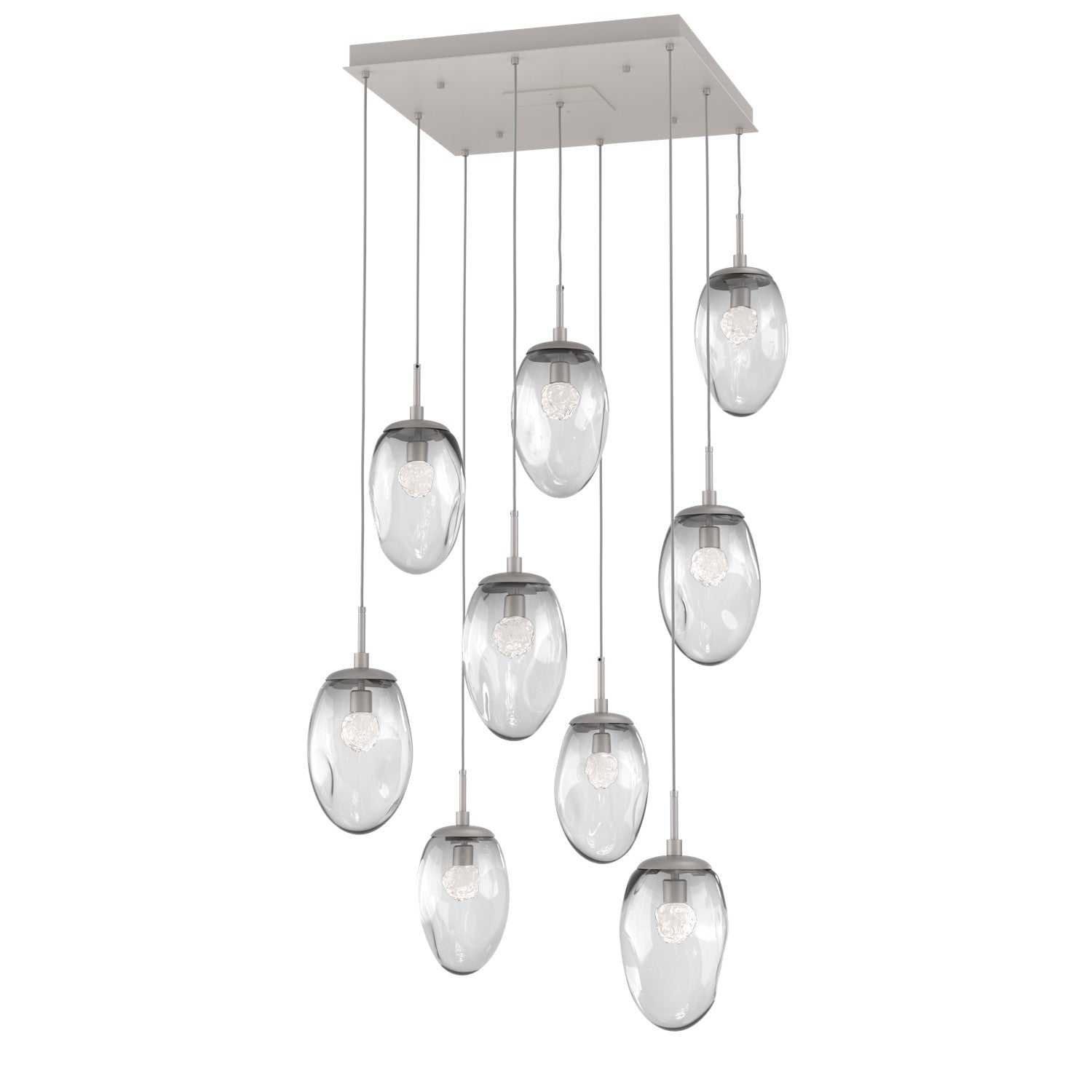 Hammerton Studio - CHB0067-09-BS-FC-C01-L1 - LED Pendant - Meteo - Beige Silver