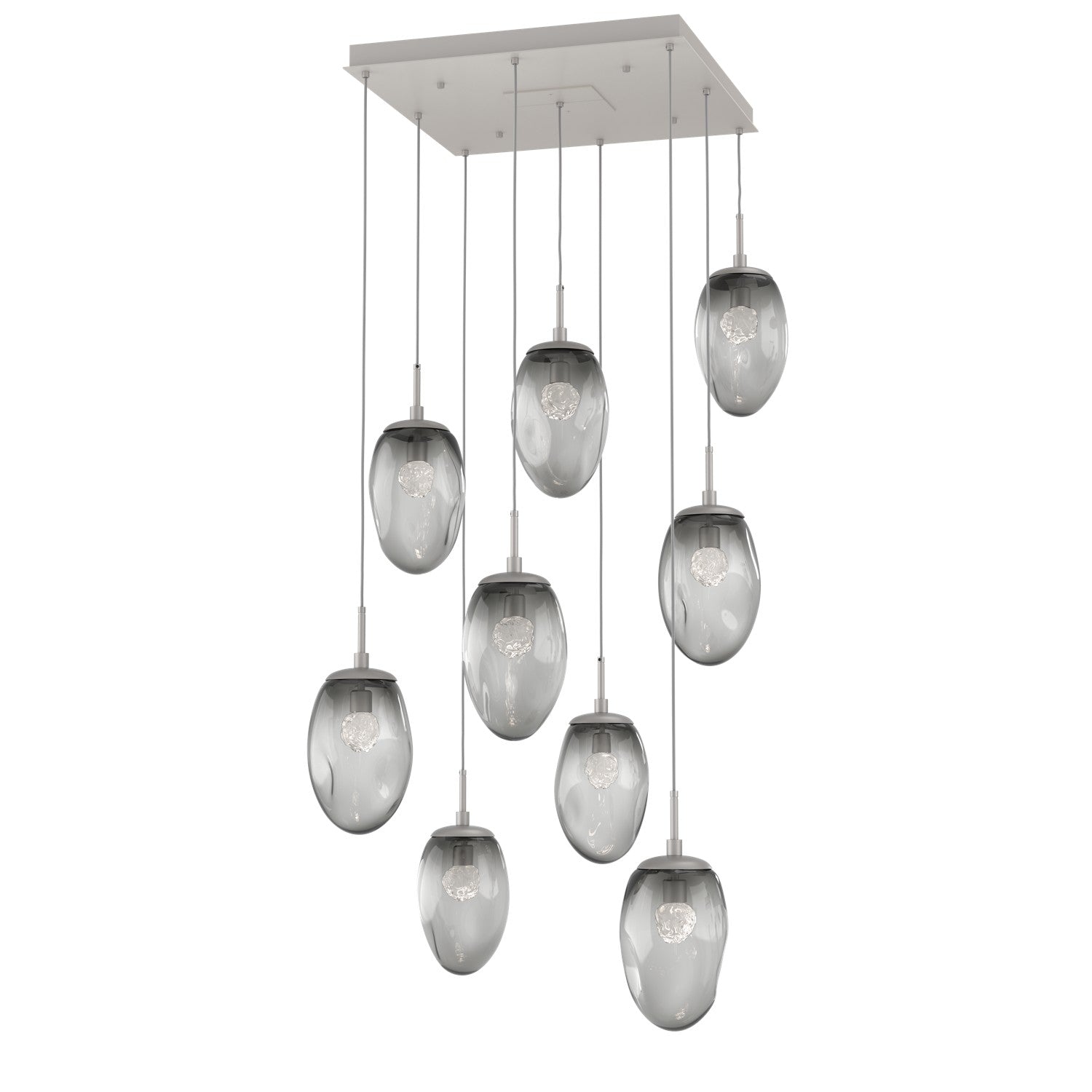 Hammerton Studio - CHB0067-09-BS-FS-C01-L3 - LED Pendant - Meteo - Beige Silver
