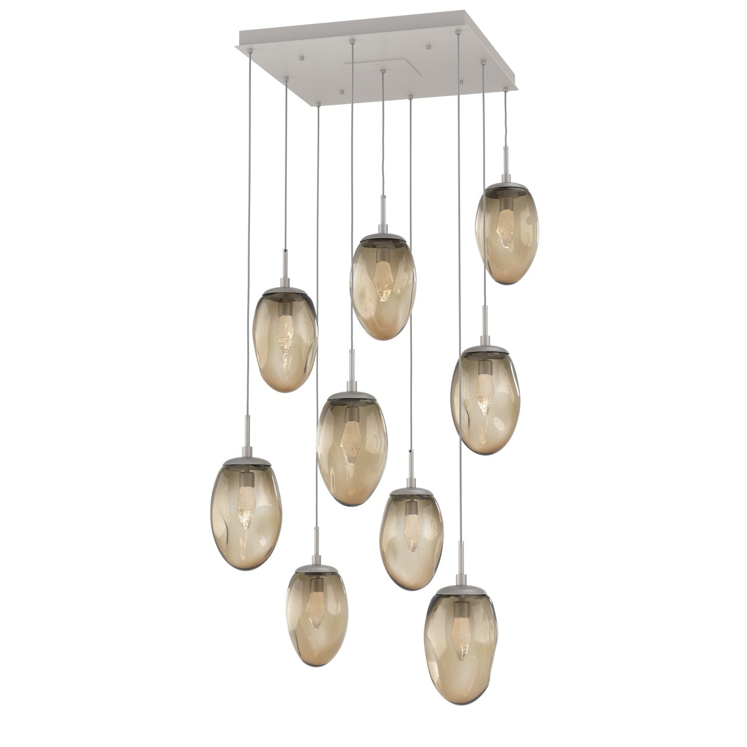 Hammerton Studio - CHB0067-09-BS-GB-C01-L3 - LED Pendant - Meteo - Beige Silver