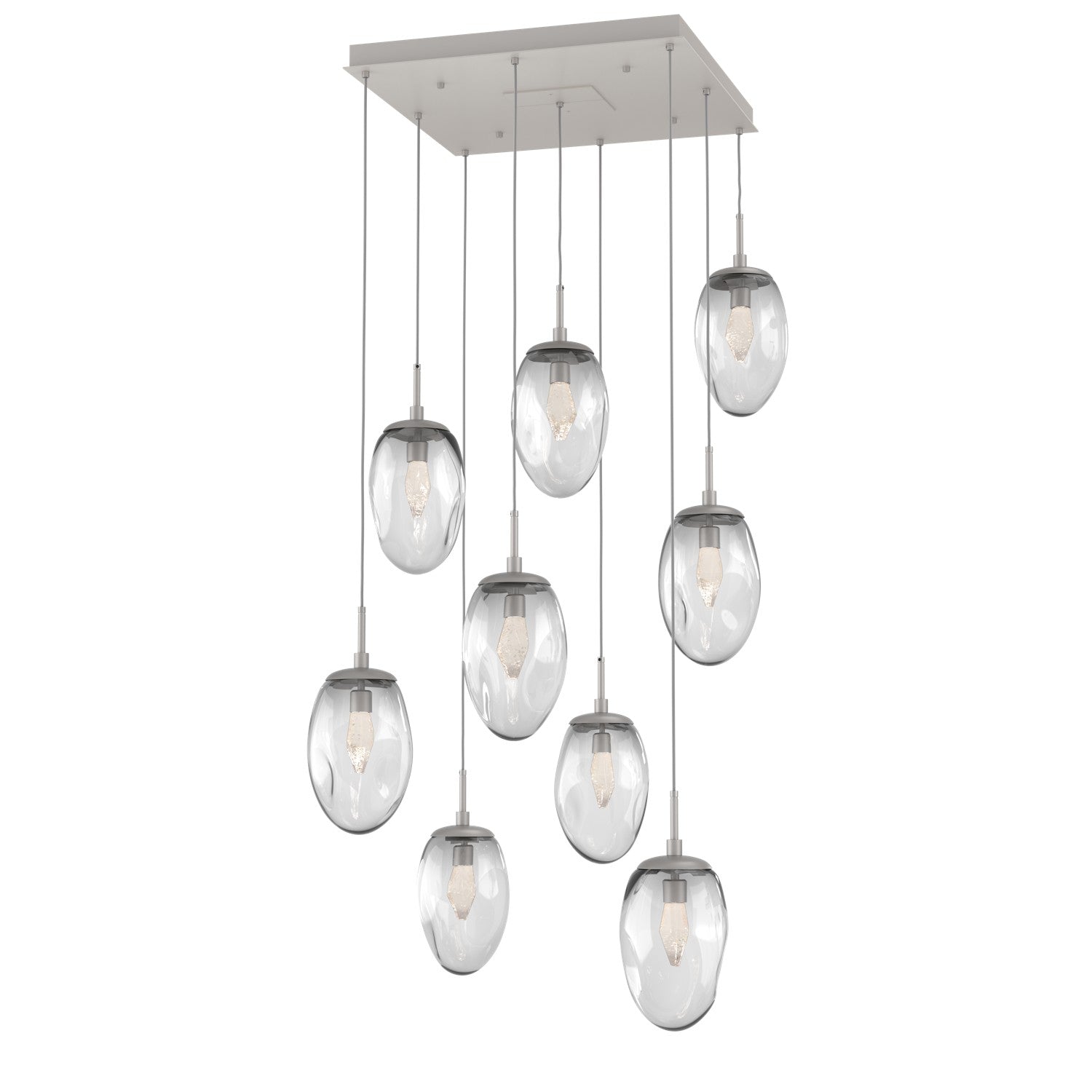 Hammerton Studio - CHB0067-09-BS-GC-C01-L3 - LED Pendant - Meteo - Beige Silver