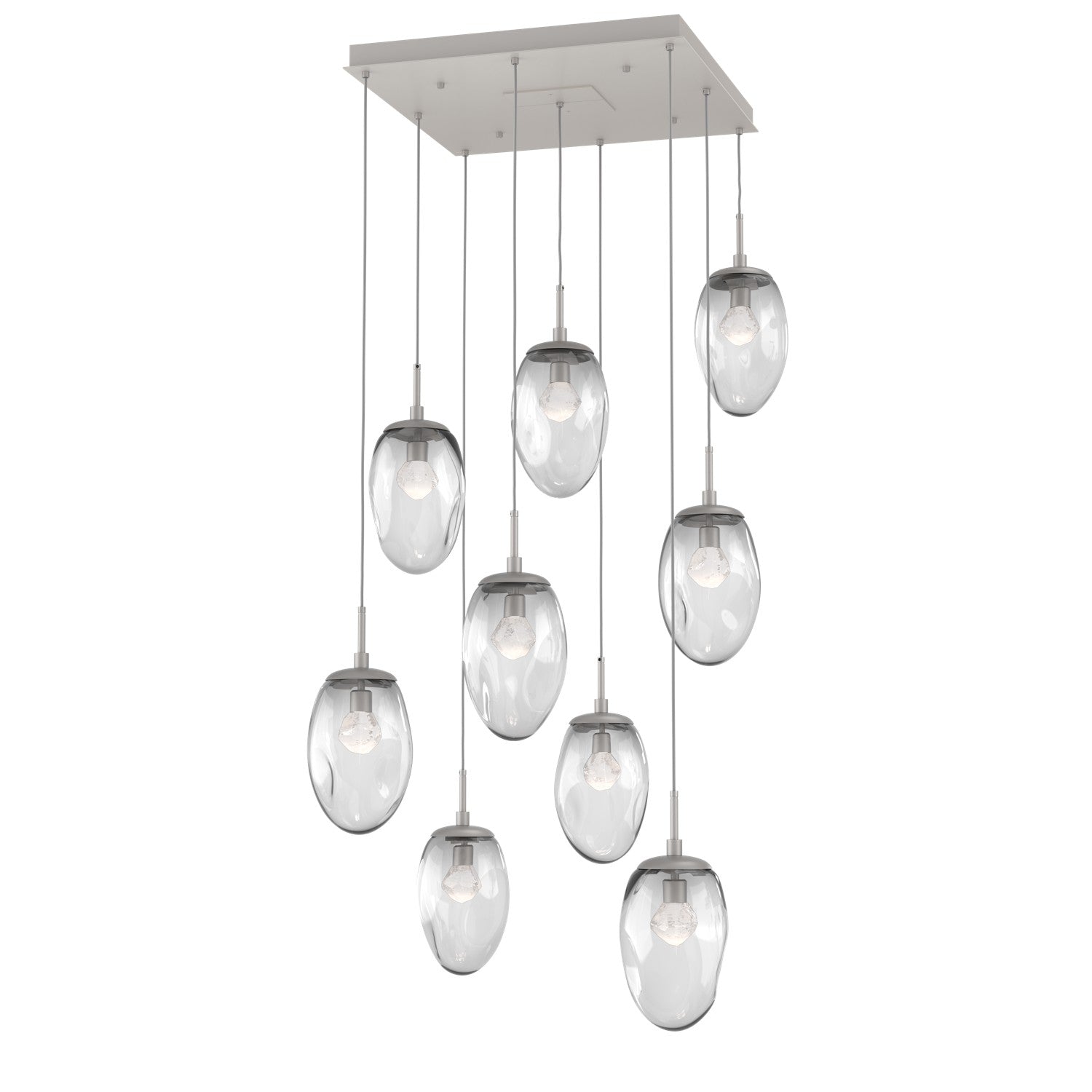 Hammerton Studio - CHB0067-09-BS-ZC-C01-L1 - LED Pendant - Meteo - Beige Silver