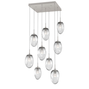 Hammerton Studio - CHB0067-09-BS-ZC-C01-L3 - LED Pendant - Meteo - Beige Silver