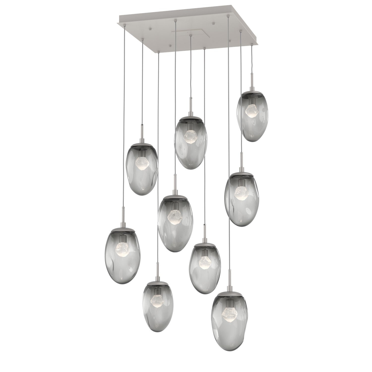 Hammerton Studio - CHB0067-09-BS-ZS-C01-L3 - LED Pendant - Meteo - Beige Silver