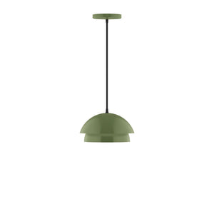 Montclair Light Works - PEBX445-22-C01 - One Light Pendant - Nest - Fern Green