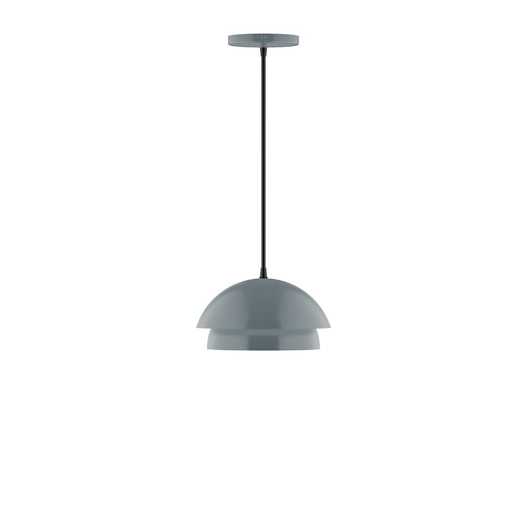 Montclair Light Works - PEBX445-40-C01 - One Light Pendant - Nest - Slate Gray