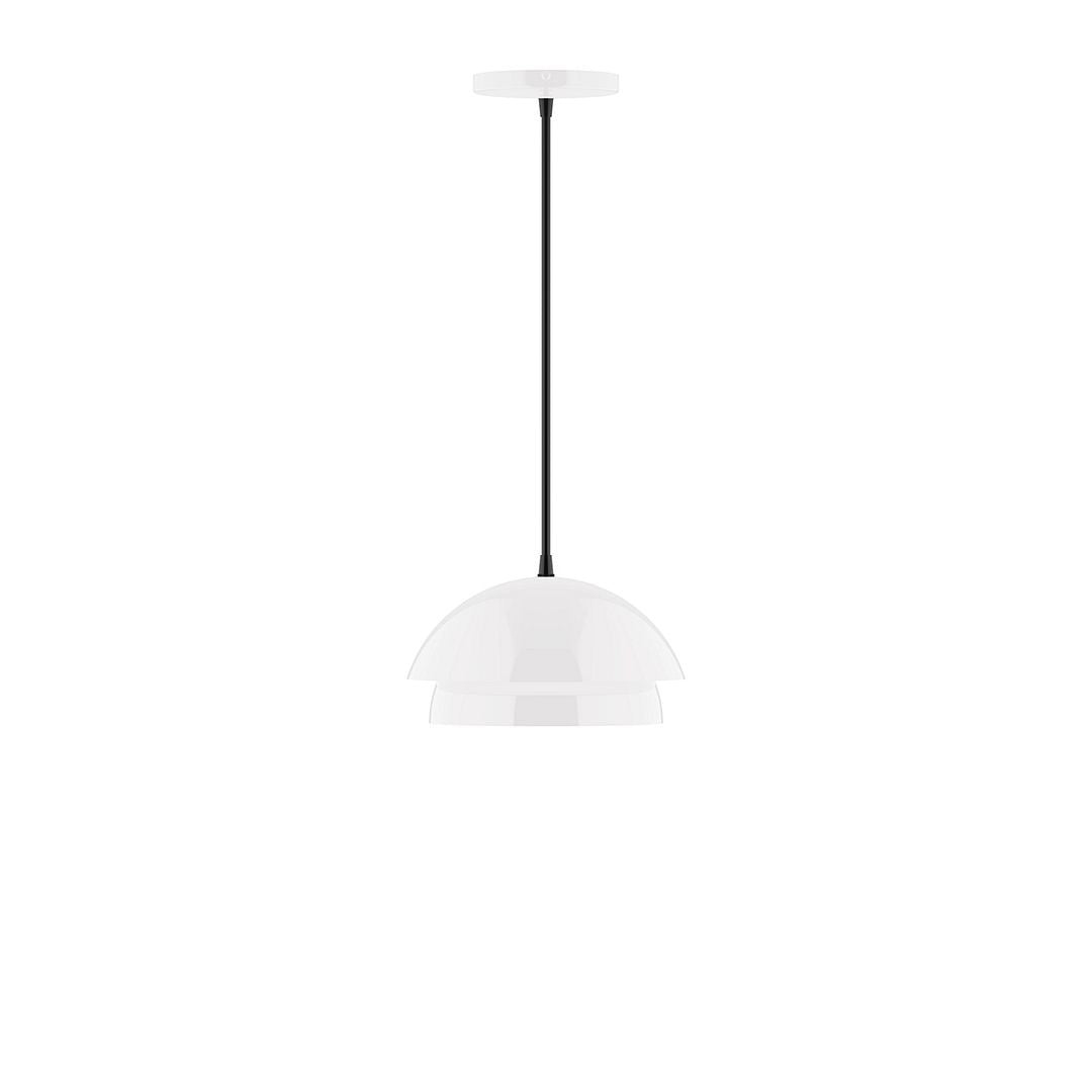 Montclair Light Works - PEBX445-44-C01 - One Light Pendant - Nest - White