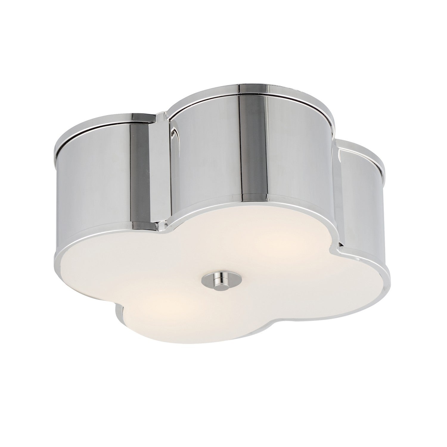 Maxim - 12247WTPN - Two Light Flush Mount - Clover - Polished Nickel