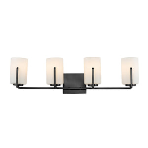 Maxim - 21284SWBK - Four Light Bath Vanity - Dart - Black