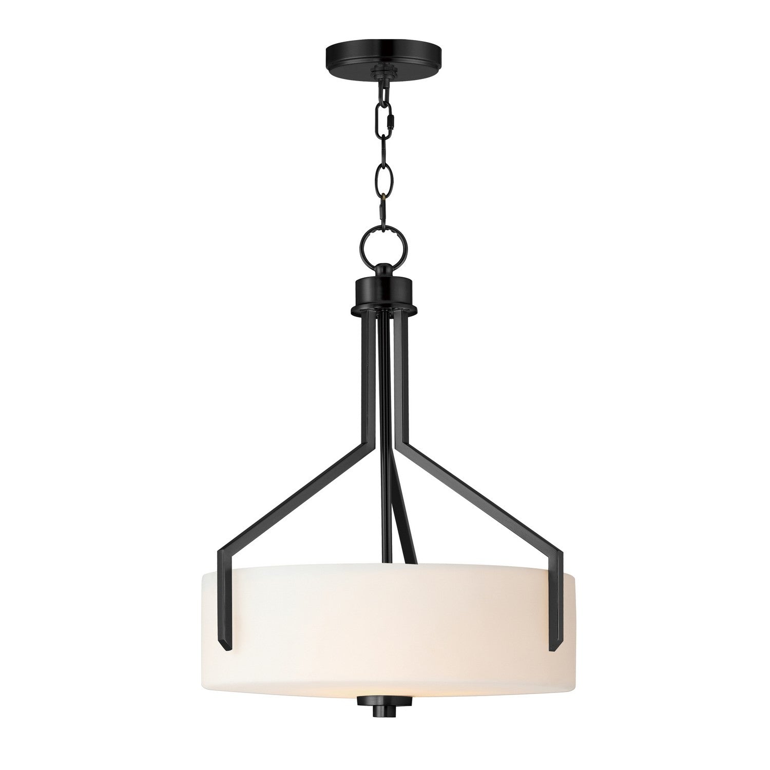 Maxim - 21287SWBK - Three Light Pendant - Dart - Black